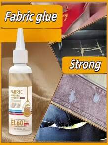30ml/50ml - Heavy Duty Washable Textile Glue - For Sewing, DIY Crafts And Garment Repair - Clear Adhesive, No Needle Needed, Easy To Apply With Precision Nozzle, Suitable For Soft Non-Woven Fabrics, Household Use