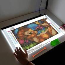 1 pièce Tablette de traçage à LED pour dessin de jouet pour enfants, pad d'écriture réglable en luminosité pour l'apprentissage, l'éducation et les jeux