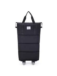 1pc Travel Luggage Bag With Wheels, Packing Bag Carry-On Tote With Zipper And Handle Foldable Storage Suitcase Moving Packaging Bag Fitness Storage Bag Durable & Lightweight,6 Colors And 3 Sizes Available - Multicolor - View 14