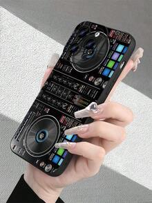 Professional DJ Controller Phone Cases For IPhone 16/15/14/13/12/11/X/XR/XS/8/7/SE Mini Plus Pro Max, Anti-Fingerprint Cover / Shockproof / Full Lens Protection Phone Cases #CreativePhoneCase #DJStyle #AntiFingerprintCover - 黑色 - 查看 4