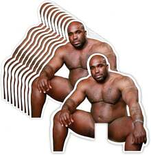 GRITKULTURE Funny Barry Wood Light Switch Decal Sticker 10 Pack For Wall Mural Prank And Decoration Waterproof Vinyl Joking Wall Stickers For Living Room, Car, Computer, Bumper - 棕色 - 查看 2