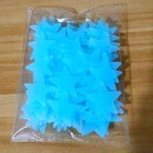 Pegatinas luminosas con diseños de estrellas, mariposas, copos de nieve y meteoros para decorar dormitorios, fiestas y regalos, efecto de sueño romántico