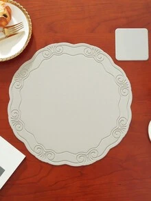 8/12pcs Hotel/Restaurant Placemats/Coasters Set, High-End Tablemats, Easy To Clean, Multi-Color Heat-Resistant Pads To Protect Tabletop, Suitable For Weddings, Parties, Home, Hotel, Kitchen, Festive Decoration