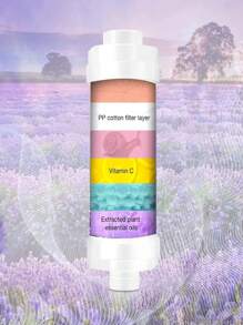 1个多功能香薰淋浴过滤器，适用于浴室、水龙头、热水器、洗衣机，带有薰衣草、樱花、茉莉、玫瑰、柠檬、桂花、桃子、草莓、松树香味 - 多色 - 查看 6