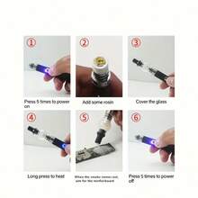 Rosin Dispenser,Atomizer Pen For Short Circuit Detection Instrument,USB Charging, Including A Set Of Rosin Atomization Kit And A Storage Bag - Black - View 8