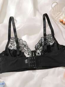 حمالة صدر مطرزة قابلة للتعديل بحجم كبير، رفع الملابس الداخلية الحميمة