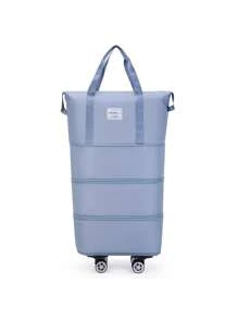 1pc Travel Luggage Bag With Wheels, Packing Bag Carry-On Tote With Zipper And Handle Foldable Storage Suitcase Moving Packaging Bag Fitness Storage Bag Durable & Lightweight,6 Colors And 3 Sizes Available - Multicolor - View 28