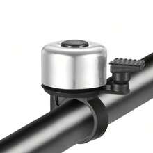 1 件迷你自行车铃，声音清脆响亮，弹簧敲击铃铛，山地自行车喇叭，骑行配件，彩色警示铃