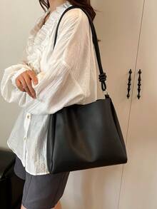 时尚休闲女士手提包可折叠便捷大容量商务办公节日节日礼品袋大学生