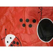 Impermeable diseño para niñas y niños talla s - Rojo - Ver 7