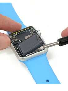 1 件装手表后盖开启刀钟表电池更换按压后盖拆卸器撬刀金属维修工具 - 黑色 - 查看 6