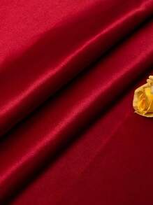 1pc Soft Satin Fabric For Sewing, Bridal, DIY Crafts, Clothing, Tablecloth, Apparel Design, Wedding Dress