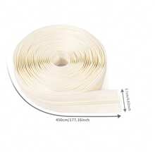 1 Set, 3# Nylon Zippers (450cm/177 Inch/5 Yards) With 10 Zipper Pulls, Suitable For Home Sewing DIY Replacement