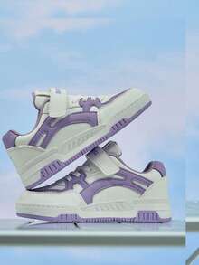 أحذية كانفاس رياضية للبنات، أحذية أطفال يومية كاجوال، أحذية سكيت بوت بنظام إبزيم وحلقة للأطفال الكبار