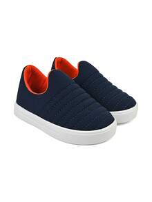 Kit Of 3 Pairs Of Children's Tennis Shoes For Boys, Easy To Wear, Lightweight, Comfortable And Soft For School - 彩色 - 查看 5