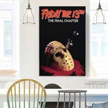 WB 1/10PCS Friday The 13th Horror Films Poster Wall Art Home Decor Room Decor Digital Painting Living Room Restaurant Kitchen Art - Frameless