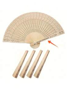 Customized Personalized Summer Outdoor Supplies Fan, Outdoor Decoration, Wedding Holiday Party Return Gift Letter Hand Fan, Wedding Fan Bridesmaid Fan, Custom Wedding Fan Beach Summer Wooden Fan Fashion, Retro, Simple, Chic, Autumn Fashion