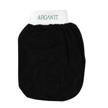 Moroccan Exfoliating Kessa Glove - Traditional Beauty Essential For Deep Skin Cleansing, Skin Exfoliation & Dead Skin Removal (Set Of 2 Body (Black/Garnet)) - Single - View 3