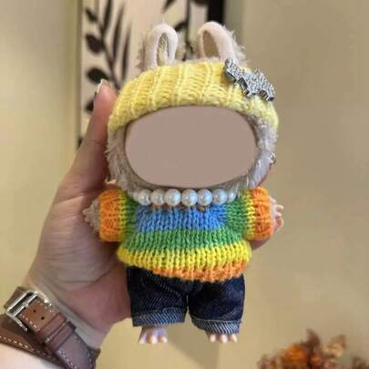 4pcs/Set Clothes Suits Only For 17cm Blind Box Hanging Accessory 1st/2nd Generation Doll Outfit Wholesale