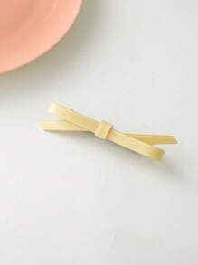 1 Stück / 6 Stück Damen Haarclip aus Acetat mit Schleife, minimalistisches Modeaccessoire für Frühling, geeignet für täglichen und lässigen Gebrauch oder als Geschenk für Freundinnen, Freunde und Familie, Valentinstags Geschenk