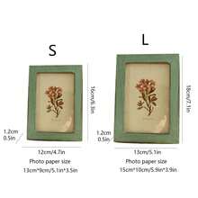 1pc Photo Frames, Rustic Wooden Picture Frames, Vintage 5-Inch Photo Holder, Farmhouse Style Wall Decor, Distressed Finish For Home & Office Display, Home Decor Gifts Birthday Graduation - Như đã trình bày - Xem 2