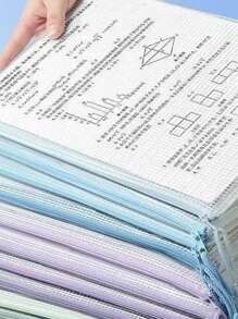 1/5/10 buc Saci cu fermoar din plasă, pungă puzzle pentru organizarea depozitării, dimensiune letter, dimensiune A4, saci de fișiere cu fermoar pentru rechizite școlare de birou