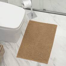 Non-Slip Bath Mat 40 X 60 Super Absorbent Soft Noodle Ball Various Colors - Rust Brown - View 2