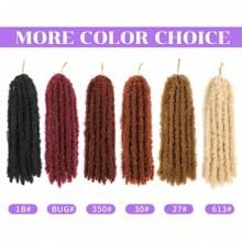 Karida 长款编织假发，复古蝴蝶辫合成假发，女神编织假发，柔软编织假发，女士卷发合成假发