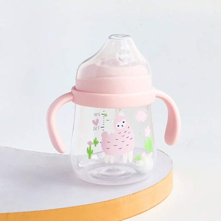 Cartoon Duck Beak Straw Cup, Suitable For Children 6 Months And Above - Silicone Duck Beak Straw Cup, Suitable For 1-3 Years Old Children, Leak-Proof Transitional Weighted Straw Cup, PPSU-Free, 4.1 Oz (116.62g), Multi-Color - Multicolor - View 9