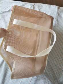 透气网眼宠物包，肩带斜挎便携式小型犬猫手提包，适合体重不超过8公斤的宠物，单肩设计，适合外出 - 彩色 - 查看 12