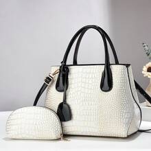 Women Shoulder Bags - 灰色 - 查看 1