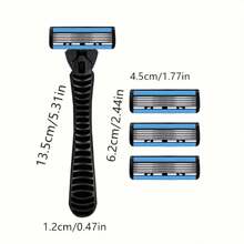 Razors, Manual Shaving Razors, 6-Layres Blade Razors, Replacement Razor Blades, Hair Care Tools, Traditional Razors For Smooth Shaving Travel
