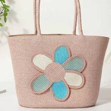 Women Shoulder Bags - [奶白]拼花彩色包 - 查看 6