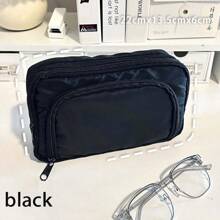 New Transparent Pencil Case, Large Capacity Simple And Beautiful Pencil Case, Creative Multifunctional Stationery Bag For Middle School Students,Back To School