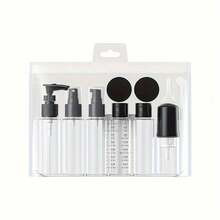 11 piezas Juego de botellas de viaje, 60ml Contenedores rellenables de plástico suave para loción y champú con tubos exprimibles - Multicolor - Ver 1