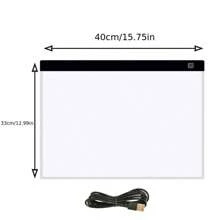 1 pièce Tablette de traçage à LED pour dessin de jouet pour enfants, pad d'écriture réglable en luminosité pour l'apprentissage, l'éducation et les jeux