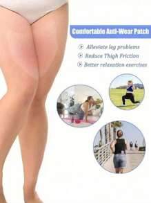 20/10/5/1pc Anti-Chafe Thigh Bands, Prevent Chafe & Friction For Men & Women In Summer, Includes Elastic Patches, Waistband, Stickers, E-Face Waterproof Transparent Adhesive