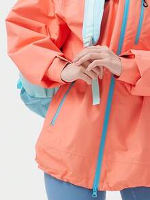 CAMEL CROWN 3-In-1 Waterproof Jacket For Outdoor Hiking, Skiing And Camping - Pink Orange - View 4