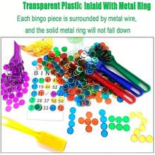 1pc Magic Wands,100pcs Round (Color Random) Magnetic Bingo Wands For Large Group Games, Family Game Nights, Sensory Boxes, Counting And Sorting, Science And Educational Activities,For School Supplies,Back To School - Multicolor - View 10