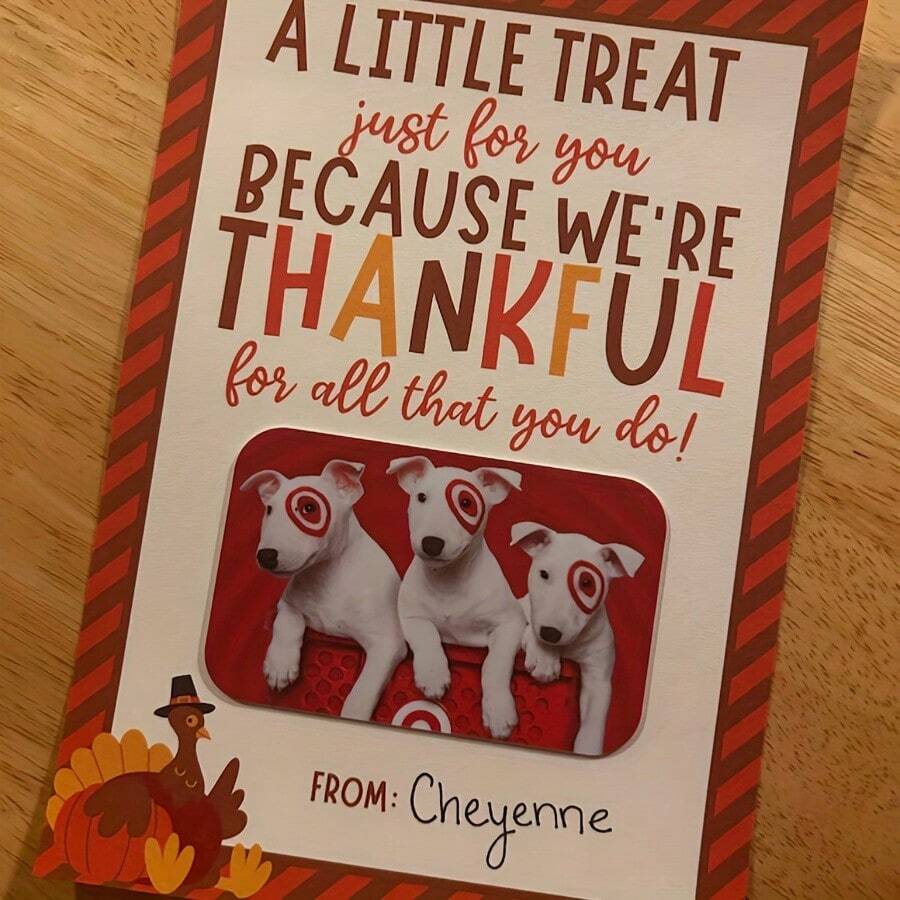 5pcs Thanksgiving Gift Card Holders, Thanksgiving Gifts For Teachers/Employees - Multicolor - View 1
