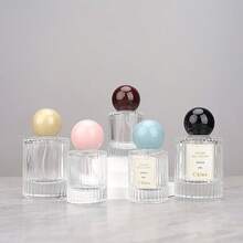 1pc30ML/50ML Round Perfume Sub Bottled Portable Glass Spray Replacement Bottle Empty Bottle, Multi-Color Optional, Easy To Carry, Suitable For A Variety Of Scenes, Work, School, Travel, Etc - Multicolor - View 6
