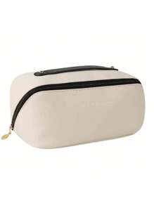 1 个大容量化妆包，便携式旅行化妆包，PU 防水洗漱包，旅行收纳配件，适用于化妆品、洗漱用品、个人日常护理用品等，返校季节、节日礼物的首选。 - 彩色 - 查看 11