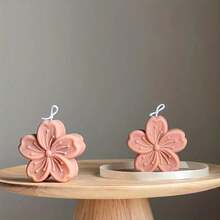 1/2件装樱花树脂浇铸硅胶模具，樱花蜡烛模具，适用于DIY手工制作、DIY蜡烛制作，花瓣硅胶模具，肥皂，粘土，软硅胶材质，可用于制作情人节礼物、母亲节礼物、生日礼物、蜡烛花束、树脂和聚合物粘土工艺品以及DIY装饰品，也适用于婚礼、毕业典礼、派对、节日和家居装饰，精致的花卉设计 - 白色2 - 查看 7