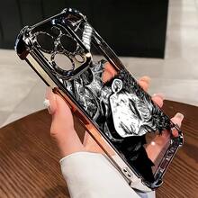 Adecuado para iPhone 16 15 14 13 12 11 Pro Max X XR XS MAX 8 7 Plus, funda de teléfono de anime popular Caballero Negro, cubierta trasera suave transparente a prueba de golpes. - Mezcla de colores - Ver 5