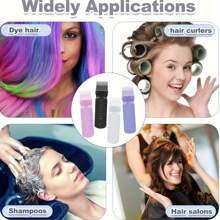 1 件专业染发瓶，带梳齿和测量标记 - 沙龙级染料涂抹器、染色刷和烫发液容器，可精确涂抹（500 毫升/16 盎司） - 非常适合挑染、补染发根、居家护发 - 适合发型师的圣诞节、生日、沙龙周年纪念礼物、返校礼物、旅行度假必需品、女士发饰