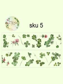 1 Roll/6 Rolls, Butterfly Flower Pattern Stickers, Personalized PET Waterproof Stickers-DIY Handbook Flower Landscaping Lace Sticker Rolls, 2 Meters/78 Inches Per Roll, Decorative Stickers For Back-To-School School School Stationery And Gift Wrapping,School Supplies,Back To School - Multicolor - View 16