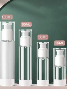 1个真空泵瓶乳液眼霜粉底旅行瓶迷你化妆品样品包装便携式化妆工具 - 無色 - 查看 5