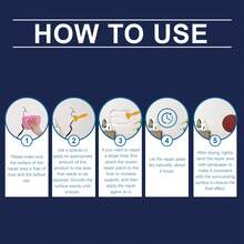 墙面修补膏套装 - 家用墙面填孔剂、裂缝修补膏、钉孔修补膏和油漆套装 - 均碼 - 查看 11