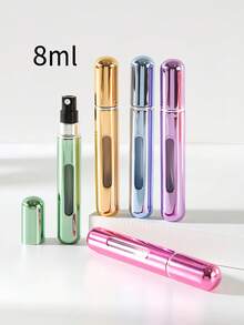 3件套8毫升/5毫升香水瓶套装，多种颜色组合可选。喷雾瓶、分装瓶、液体分装瓶、旅行便携瓶、包袋配件。底部注油设计可重复使用。香水填充瓶。度假必备香水，可重复填充旅行瓶 - 查看 1