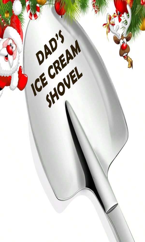Funny Father&#39;S Day Gift, Gifts For Dad From Daughter Son, Ice Cream Shovel For Ice Cream Lovers, Mens Gifts Daddy Gift From Kids Daughter Son Wife